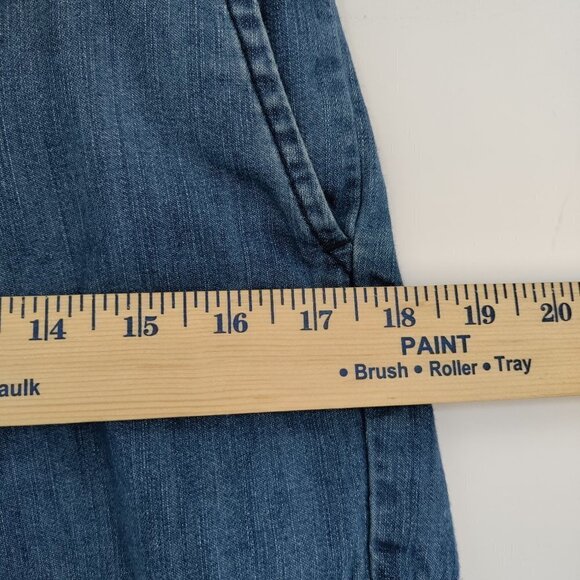 Tommy Hilfiger 100% Cotton Mid-Rise Button Soft Denim Jeans Short Size 6 Women - Picture 6 of 10